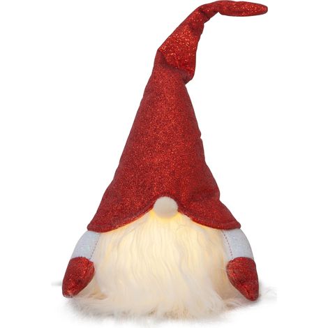 LED-Stoff-Figur 'Joylight', Santa, 1 ww LED, (1/5)