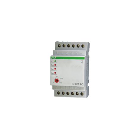 Relais Niveau ajustable 3 mod +4 sondes 3xNO 8A / PZ-831RC