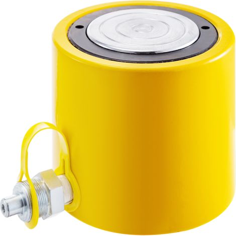 Mophorn 50 Tonnen massiver hydraulischer Ram-Zylinderheber, 2" 50 mm Hub, einfachwirkende Pumpe (1/5)