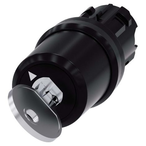 Interruptor de llave de plástico de 22 mm, 2 posiciones O-I, Siemens n.º SSG10, llave en posición O, Siemens ACT 3SU1000-5BF01-0AA0