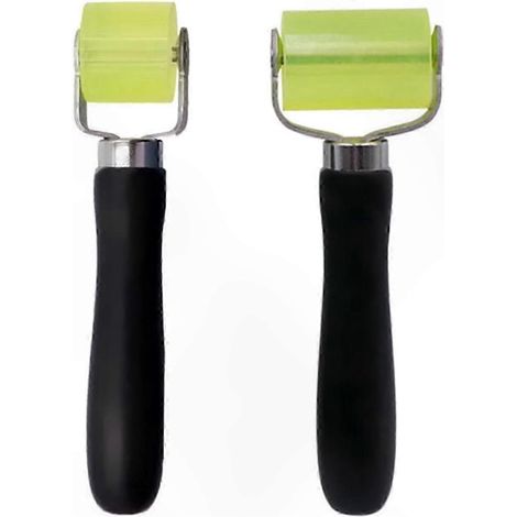 Paire de 2 rouleaux presseurs en silicone premium pour soudage de bâches et isolation thermique (1/4)