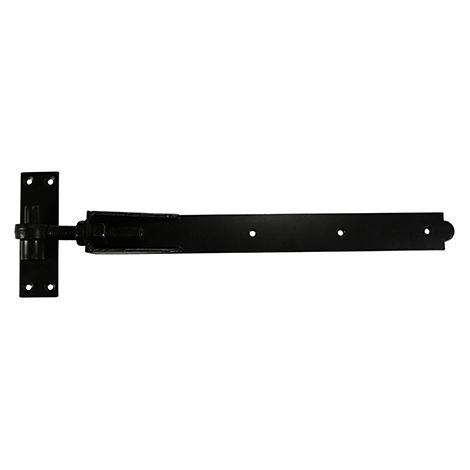 TIMCO Adjustable Band & Hook on Plates Hinges Black - 450mm