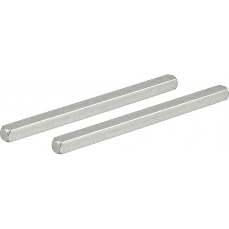 Thirard – Jeu de 2 carrés 7x110 mm pleins – Acier pour portes intérieures – Installation facile avec vis à métaux – Garantie 2 ans