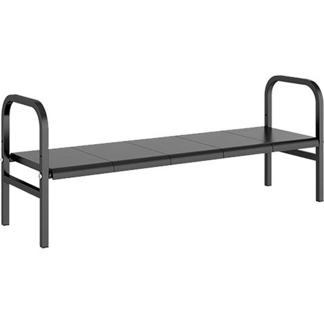 Expandable Shelf Metal Modern Sturdy Structure Organizer Rack for Cabinet Countertop Sink Single Layer 4 Plate