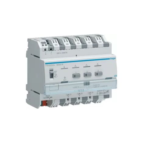 Hager Universal-Dimmaktor 3-fach 900W KNX REG TYA663AN (1/2)