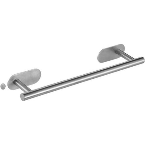 Toallero de baño, portarrollos autoadhesivo de acero inoxidable, gancho para albornoz, aro para toallas, portarrollos de papel higiénico, juego de accesorios de baño