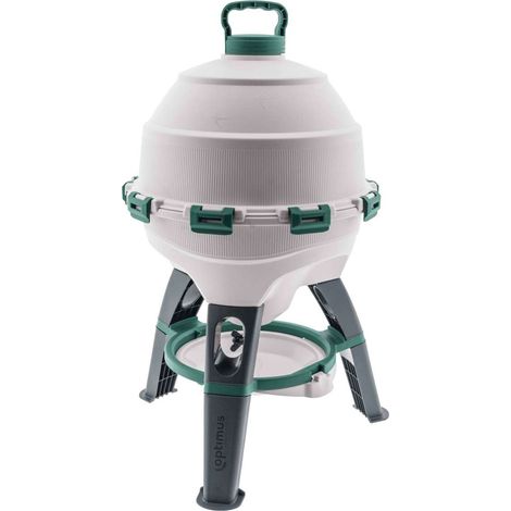 Abreuvoir 25 litres pour volailles – Plastique haute résistance traité anti-UV – Système de régulation d'eau – Ouverture large pour nettoyage facile – Olba
