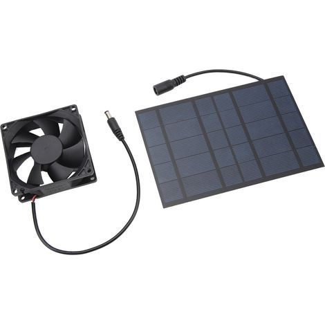 Wasserdichter Solarventilator (IPX7), senkt Temperatur und Luftfeuchtigkeit, ideal für Hühnerställe, Gewächshäuser und Tierunterkünfte. (1/5)