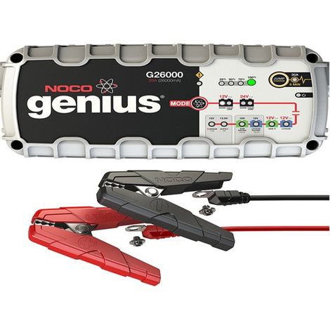 Cargador inteligente para baterías 12v y 24v 26Ah
