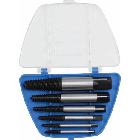 Extracteur de vis cassée 6 à 25mm - boîte de 6 pcs STILKER - 71780