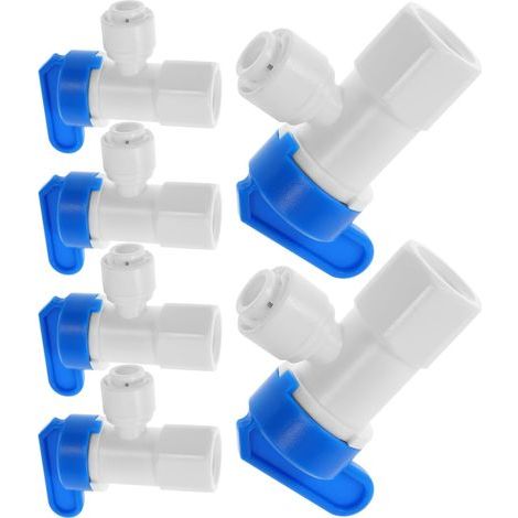 6-teiliges Schlauchanschlussset für Wasseraufbereitungssysteme, Kugelventile und Zubehör für Wasserreiniger (1/5)