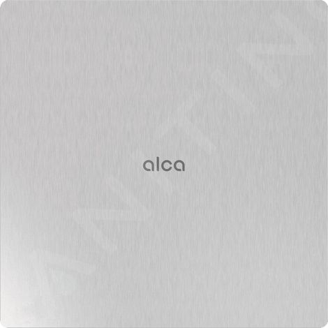 AlcaDrain Grille pour siphon de sol 92×92 mm acier inoxydable mat (1/2)