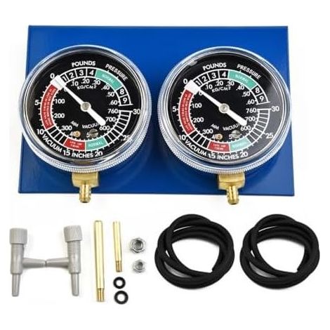 Jauge de vide pour carburateur moto 2 cylindres, synchroniseur à carburateur, outil synchronisation avec kit tuyau - (1/5)