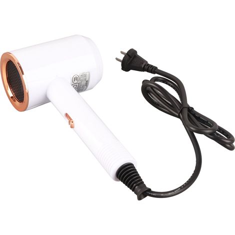 Sèche-cheveux domestique 220 V conforme aux normes nationales, disponible en plusieurs puissances, puissant et respectueux des cheveux, 1200 W, blanc. (1/5)