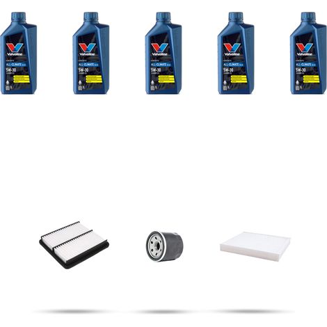 Kit tagliando 3 FILTRI e 5L OLIO compatibile con Kia Sorento II (XM) 2.4 VVT 128kw dal 2009 (1/5)