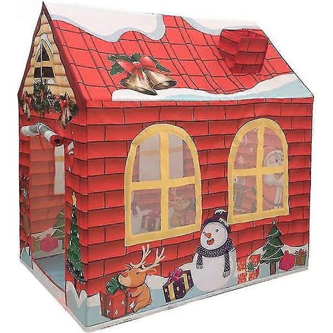 Tente de Noël pour garçons et filles jouets pour enfants tente d'intérieur et d'extérieur maison de jeux pour enfants (1/5)
