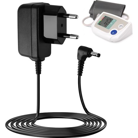 Cargador de 6 V para monitores de presión arterial Omron, adaptador de CA para monitores de presión arterial Omron de las series M7, M500, M700, M3 y M5, cable de carga de repuesto de 1,4 m compatible