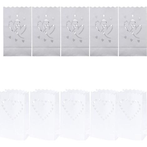 30 sachets pour bougies en forme de cœur (1/3)