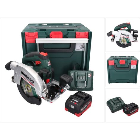 Metabo KS 18 LTX 66 BL Scie circulaire portative sans fil 18 V 165 mm + 1x batterie 5,5 Ah + chargeur + metaBOX (1/5)