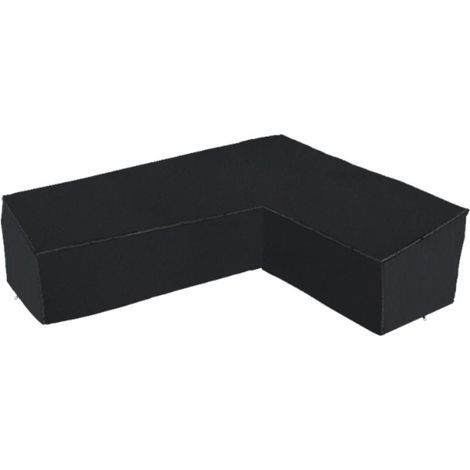 Housse imperméable pour mobilier de jardin, idéale pour un canapé d'angle extérieur en forme de V. Protection renforcée avec sangles, résistante aux déchirures, anti-UV et anti-poussière. (1/5)