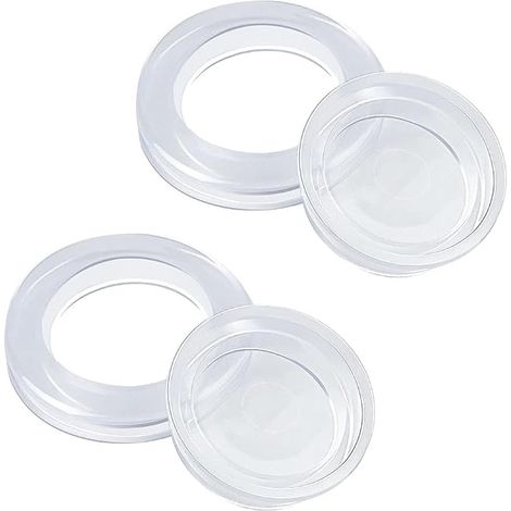 Parasol de table de patio en 2 parties, anneau et bouchon pour trou, 4,2 cm, cône de parasol en silicone, cache-trou, support de parasol, accessoire pour table en verre, patio, jardin et table de plag (1/5)