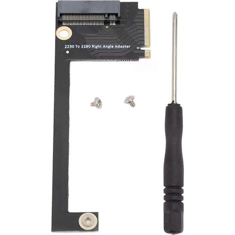 Umrüstung von Rog Ally Handheld auf SSD 2230 auf 2280: NVMe M-Key NGFF M2 PCIe 40 30 Goldfinger-Adapter 90 Grad (1/4)