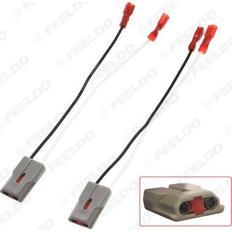 Convient pour le fil de klaxon Ford, la modification du fil de haut-parleur de voiture, le câble adaptateur de prise, le faisceau de câblage et le fil arrière.