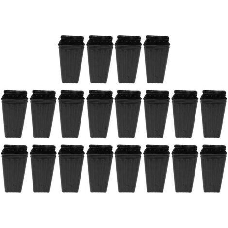 20pcs Pots D'arbres Hauts, Pots D'arbres Profonds en Plastique de Pépinière Semis Pots de Conteneurs de Plantes de Fleurs pour Plantes de Jardin D'intérieur et D'extérieur (1/5)