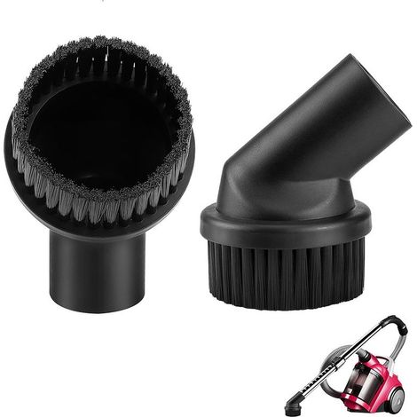 CYRILL – 2 pezzi Spazzola per polvere - 35 mm, Spazzola per aspirapolvere Premium per aspirapolvere Mobili Accessori per aspirapolvere per aspirapolvere universale Diametro 35 mm (1/5)