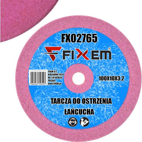 Disco affilatore per catene 100x10 rosa