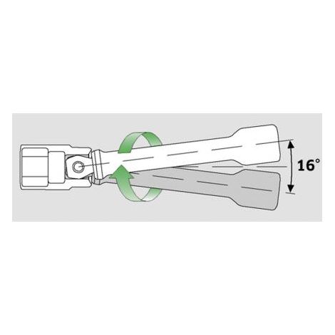 Buse d'extension Stahlwille 11010011 1/4'' 54 mm