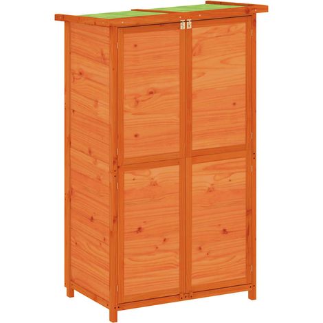 Maison Exclusive - Rimessa da Giardino Marrone 83x57x140 cm Legno Massello di Pino