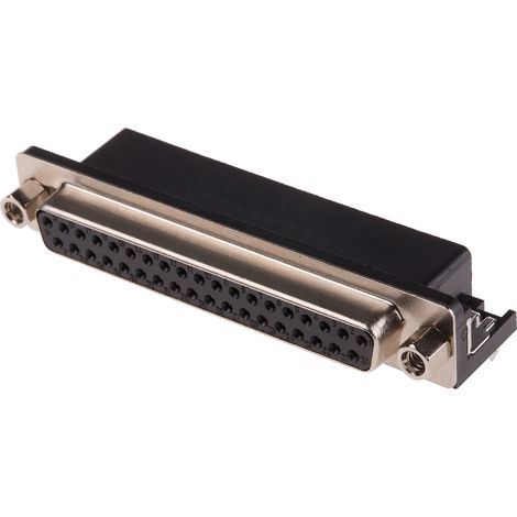 Connecteur Sub-D RS PRO 37 voies Femelle Traversant Angle droit ( Prix pour 1 ) (1/2)