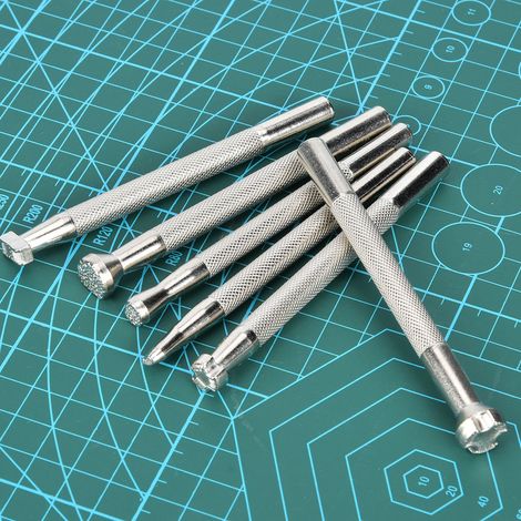 Ensemble d'outils d'impression de motifs de poissons en cuir sculpté à l'or (6 pièces) - Ensemble d'outils en cuir pour l'impression artisanale de motifs de poissons en cuir.