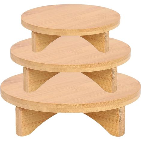für Hocker aus Holz runder Übertopf runder Pflanztisch 3 x