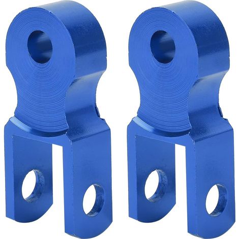 2 Pièces Rehausseur d'amortisseur, Alliage d'aluminium, Trou M10, Extension hauteur arrière, Pour moto.