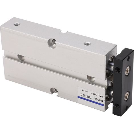 Vérin Pneumatique Double Effet Alliage Aluminium Antirouille TN16 1.0MPa 10-200mm (TN16X50-S) (1/5)
