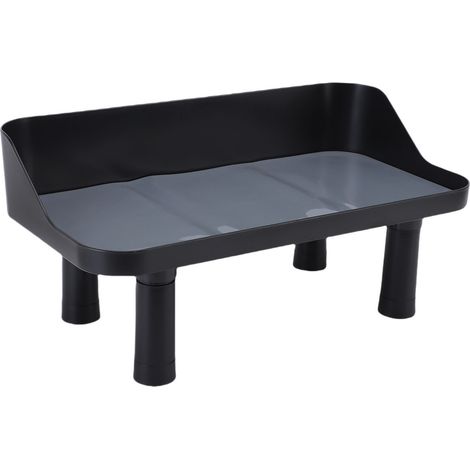 Support nourrisseur surélevé ajustable relevable anti-bascule plastique protection cou chien chat gamelle table repas (1/5)