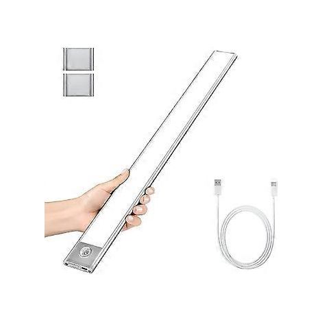 Lampe De Placard Led, Portables Lampe Automatique D'armoire, Lampe Dtection De Mouvement, Magntiques Rglette Led De Chargement USB Sans Fil, Adaptes A