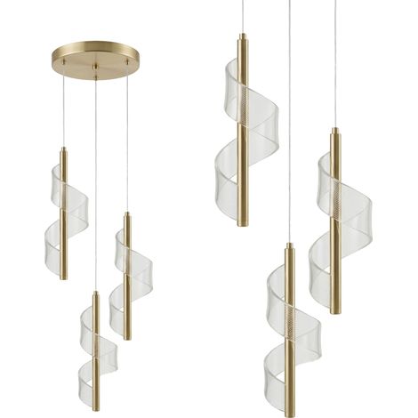 Lampada Rea G178-3Cp Gold Gold Led