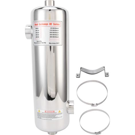 60KW Swimming Pool Heat Exchanger Spa Thermostat Heater Circulation Heating Equipment (1/5)