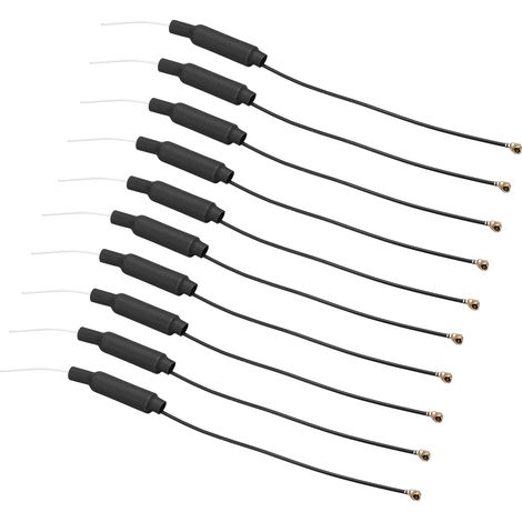 10 antennes 2,4 GHz 3 dBi avec récepteur à tube en cuivre pour module sans fil ZIGBEE pour drones et avions miniatures (1/5)