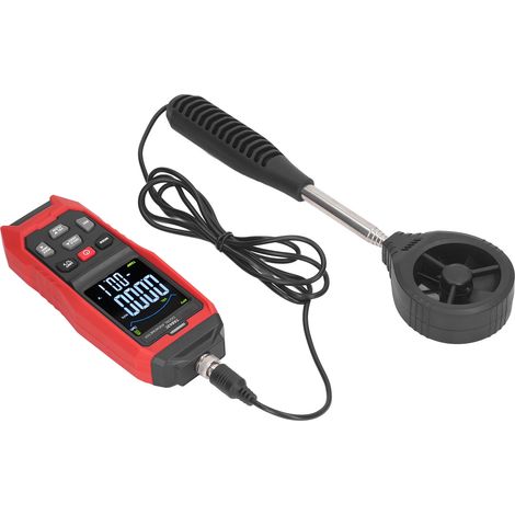 Anémomètre numérique portable, testeur de vitesse du flux d'air, anémomètre de vitesse du vent (1/5)