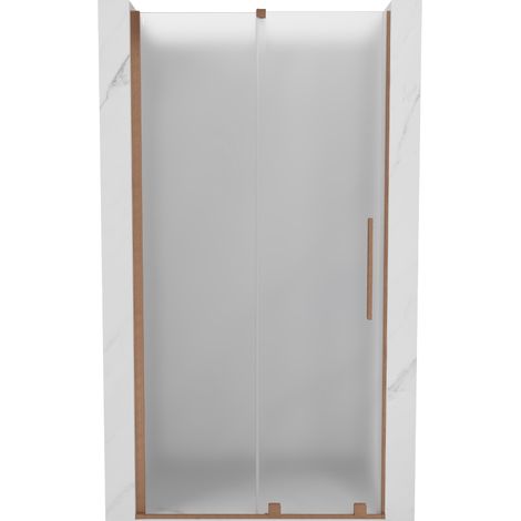 Mexen Velar porte de douche coulissante 120 cm, dépoli, cuivre brossé - 871-120-000-31-65 (1/5)