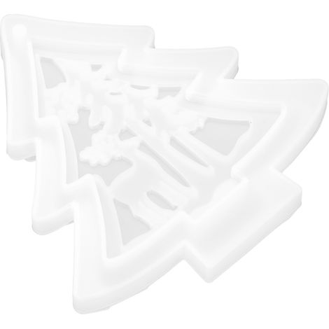 Moule en Silicone Souple pour Créations en Résine - Formes Sapin et Élan Décorations DIY Noël