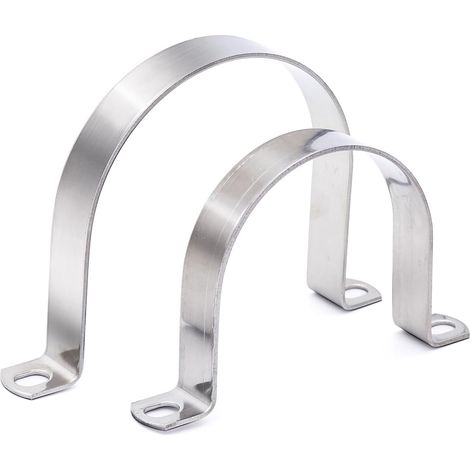 4 Collier De Serrage Tuyau Acier Inoxydable Ø80 Mm Fixation Robuste Pour Plomberie (1/5)