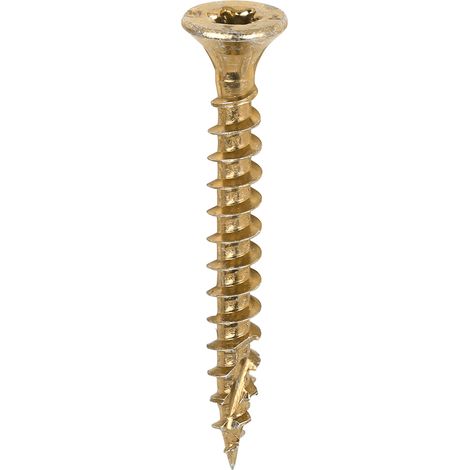 TIMCO C2 Clamp-Fix Multi-Purpose Premium Countersunk Gold Woodscrews - 4.0 x 35