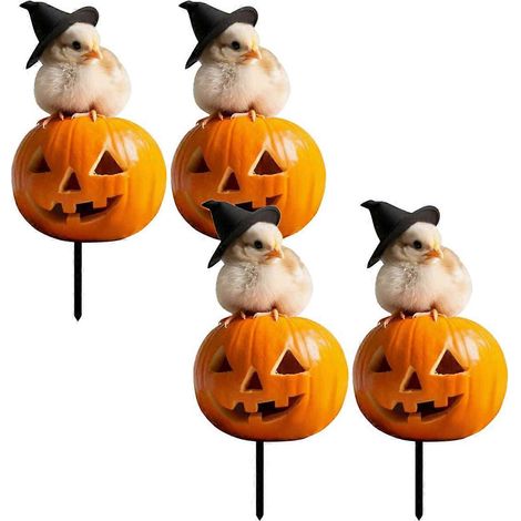 4 décorations de jardin en métal pour Halloween : panneau squelette. (1/5)