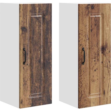 Maison Exclusive - Pannello lavastoviglie Kalmar 2 pcs Legno vecchio