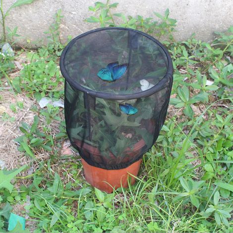 Belüfteter Insektenkäfig, Lichtdurchlässiges Futternetz, Abdeckung, Maschenkäfig, Pflanzen-Sonnenschutzhaus (1/5)